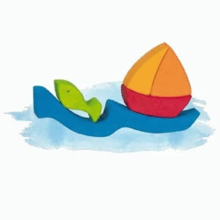 Bausteine Ozean (goki 58362) -SPIELWAREN Verkaufsgeschäft 58362 bausteine ozean boot