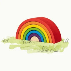 Bausteine Kleiner Regenbogen (goki 58479) -SPIELWAREN Verkaufsgeschäft 58479 bausteine kleiner regenbogen