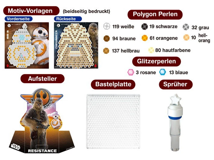 Aquabeads Star Wars BB-8 & Chewbacca Figurenset (30149) 5 Aquabeads Star Wars BB-8 & Chewbacca Figurenset (30149) – Bild 3