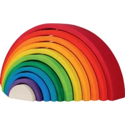 Bausteine Regenbogen (goki 58478) -SPIELWAREN Verkaufsgeschäft bausteine regenbogen