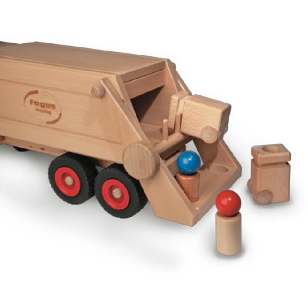 Fagus Müllkipper (10-66) Holzspielzeug 5 Fagus Müllkipper (10-66) Holzspielzeug – Bild 3