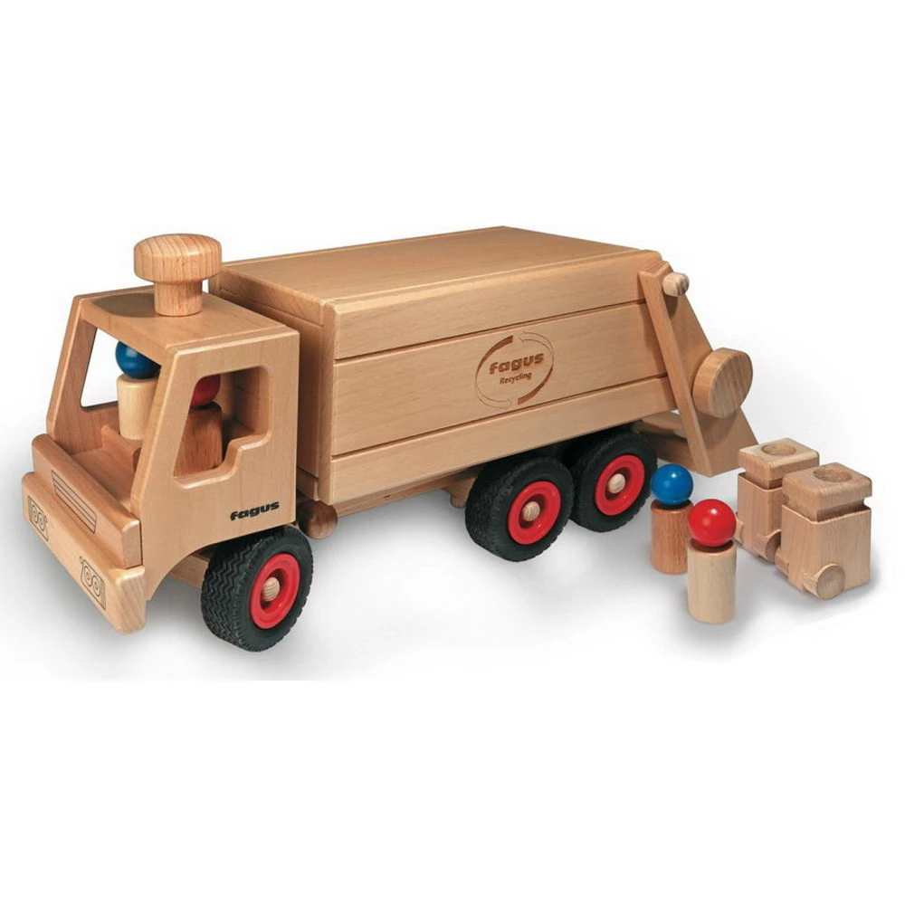 Fagus Müllkipper (10-66) Holzspielzeug 4 Fagus Müllkipper (10-66) Holzspielzeug – Bild 2