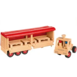 Fagus Sattelschlepper (10-81) Holzspielzeug -SPIELWAREN Verkaufsgeschäft fagus sattelschlepper 10 81 holzspielzeug