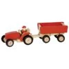 Traktor Rot Mit Anhänger (goki 55942) -SPIELWAREN Verkaufsgeschäft goki 55942 traktor rot