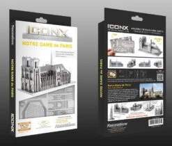 Metal Earth - ICONX - Notre Dame -SPIELWAREN Verkaufsgeschäft iconx notre dame box