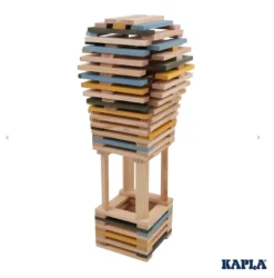 Kapla 120er Box - Hellblau Gelb Grün -SPIELWAREN Verkaufsgeschäft kapla 120 box blau gelb gruen