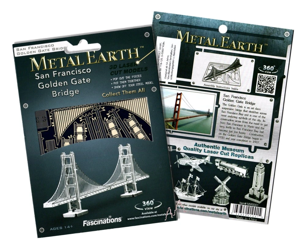 Metal Earth - Golden Gate Bridge 3 Metal Earth - Golden Gate Bridge