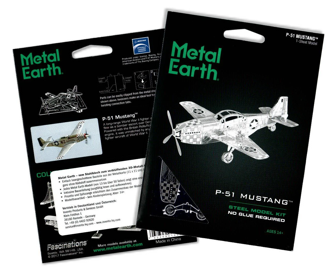Metal Earth - P-51 Mustang 3 Metal Earth - P-51 Mustang