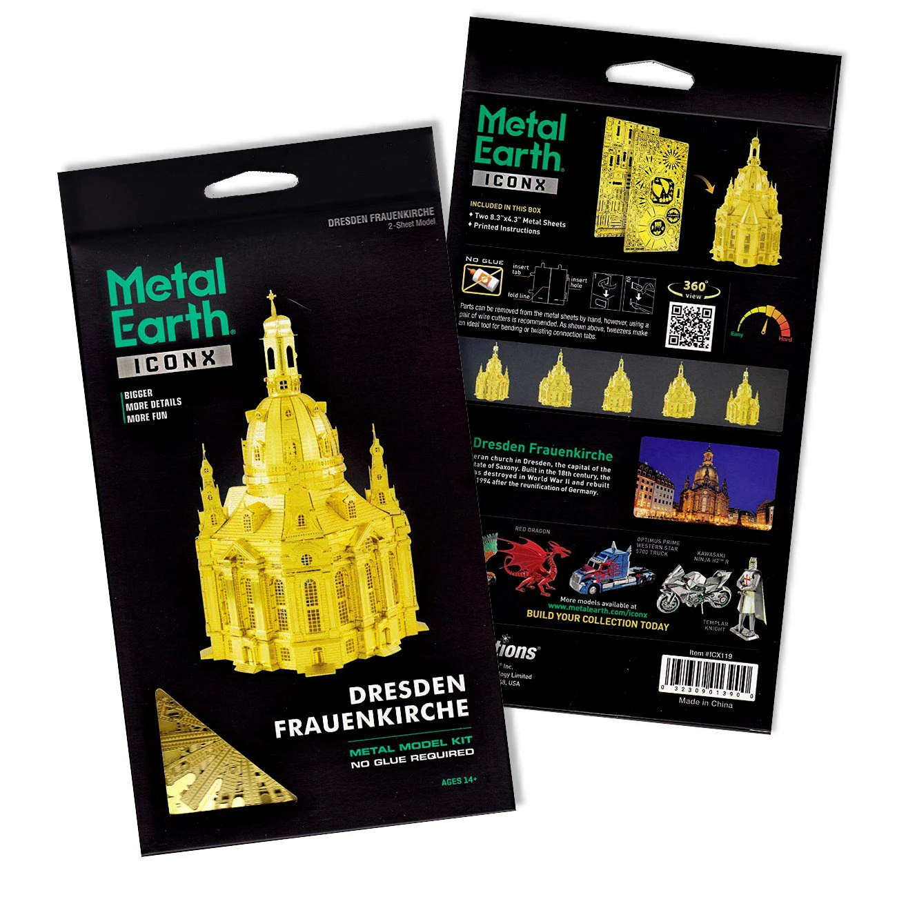 Metal Earth - ICONX - Frauenkirche Dresden 4 Metal Earth - ICONX - Frauenkirche Dresden – Bild 2