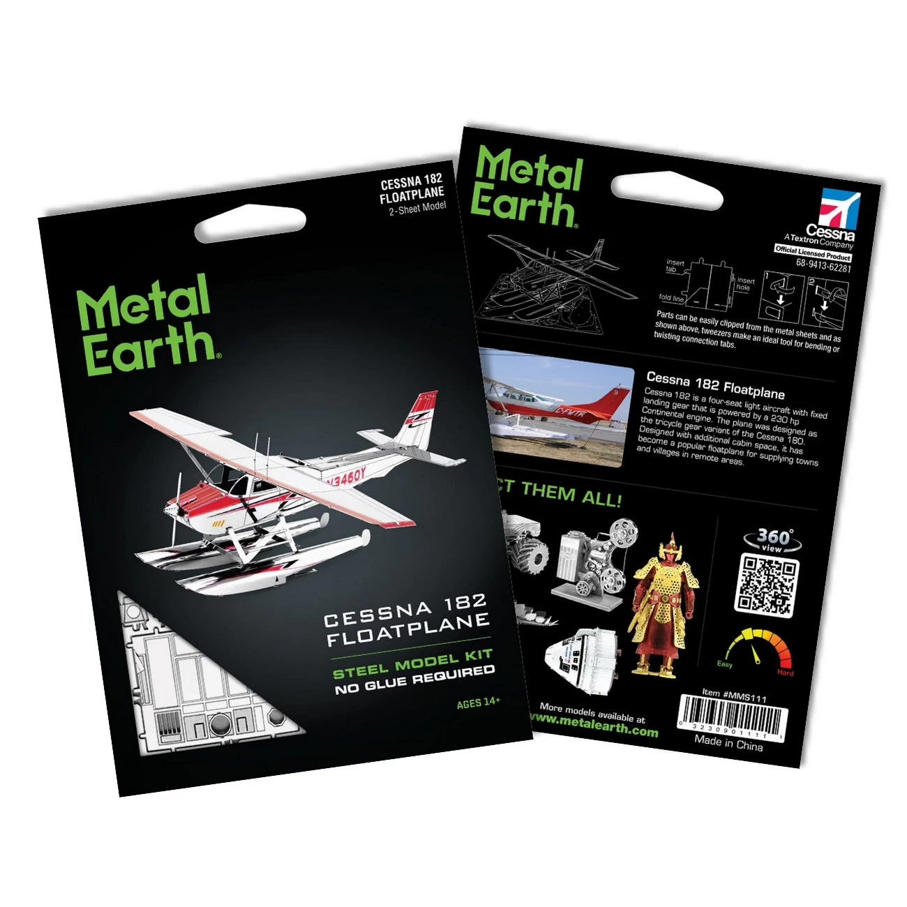 Metal Earth - Cessna 182 Wasserflugzeug 4 Metal Earth - Cessna 182 Wasserflugzeug – Bild 2