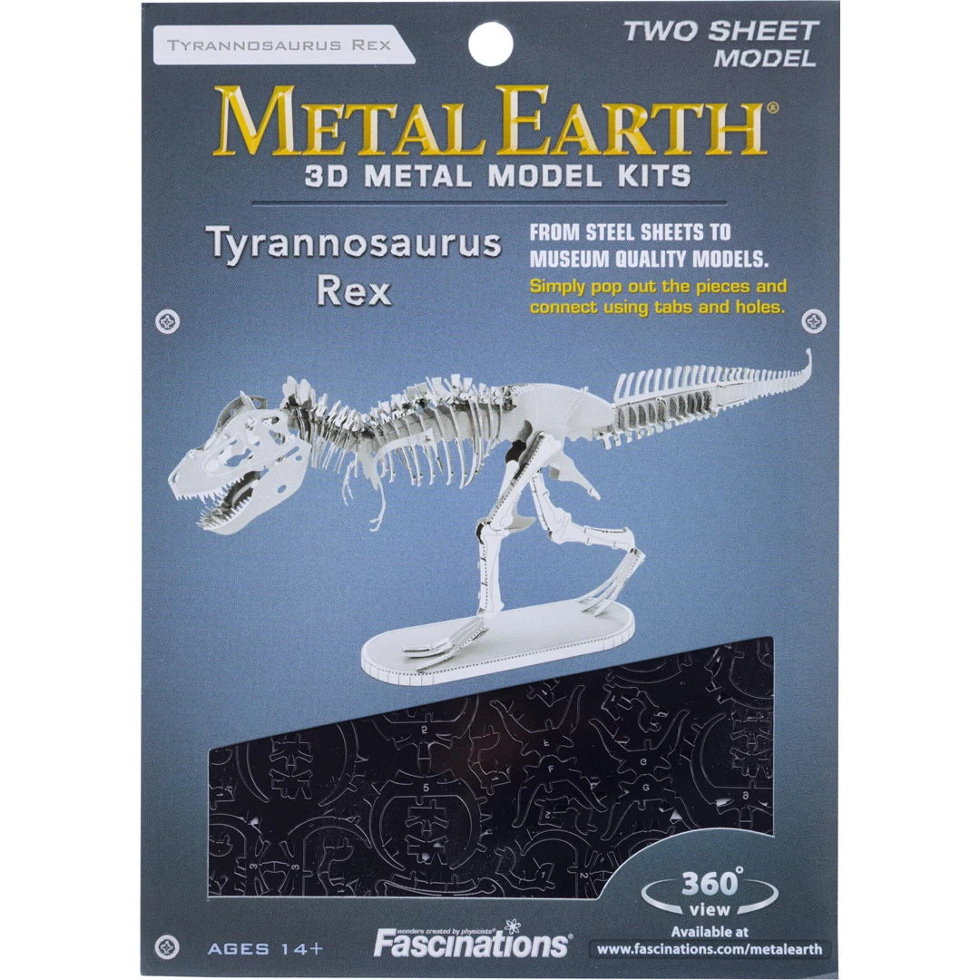 Metal Earth - Tyrannosaurus Rex Skelett 4 Metal Earth - Tyrannosaurus Rex Skelett – Bild 2