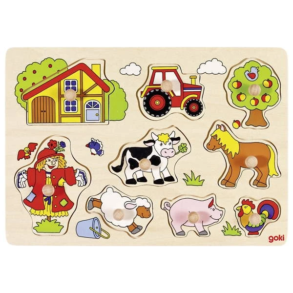 Steckpuzzle Bauernhof VI (goki 57995) 3 Steckpuzzle Bauernhof VI (goki 57995)