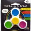 Triple-A Fidget Spinner Mit Chromlager - Weiß -SPIELWAREN Verkaufsgeschäft triple a spinner wei